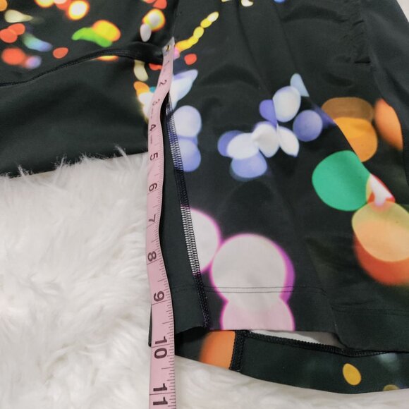 Lululemon Men's Black/Multi City Lights Pattern Blink Me Athletic Shorts Size S - Picture 14 of 15